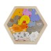 Juego de madera encastre hexagonal varios modelos
