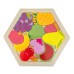 Juego de madera encastre hexagonal varios modelos