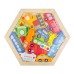 Juego de madera encastre hexagonal varios modelos