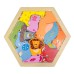 Juego de madera encastre hexagonal varios modelos