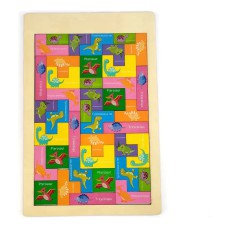 Juego de madera Tetris De Madera Juego Didáctico 42 Piezas Montessori Niños 17x27cm