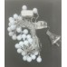 Luz bola 28 leds fria (blanca) enchufe