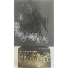 Luz solar luna estrella 5mts calida (amarilla)