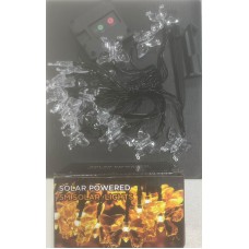 Luz solar mariposa lisa 5mts calida (amarilla)