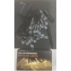 Luz solar gota 5mts calida (amarilla)