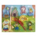 Juego de madera de pesca con iman varios escenarios 18x22cm