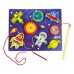 Juego de madera de pesca con iman varios escenarios 18x22cm