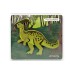 Juego de madera Rompecabezas Didáctico Dinosaurio Multicolor 15x18cm