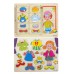 Juego de madera cambio de ropa nena o nene 22x30cm Juego de madera cambio de ropa nena o nene 22x30cm