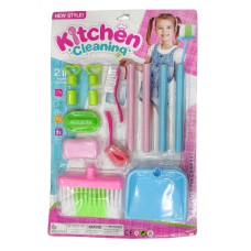 Set de limpieza con cepillo y accesorios