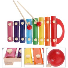 Juego de madera Xilófono de Madera - Juguete Musical para Bebés 12x24cm