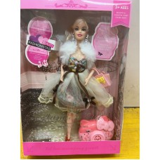 Muñeca Con Vestido Y Accesorios