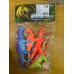Set de dinosaurios de goma mas huevo x4 en blister