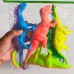 Set de dinosaurios de goma mas huevo x4 en blister
