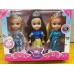 Muñecas Princesas con corona Bebe Fashion x3 Muñecas Princesas con corona Bebe Fashion x3