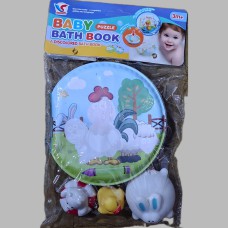 Libro magico de baño con 3 juguetes para agua