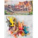 Set de dinosaurios chicos x12 en blister