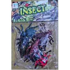 Set de insectos grandes x6 en blister
