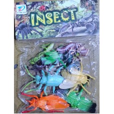 Set de insectos grande x10 en blister