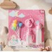 Set de mamaderas con chupete y globos para muñeca nena/nene Set de mamaderas con chupete y globos para muñeca nena/nene