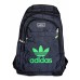 Mochila Adiddas negra estampa color Mochila Adiddas negra estampa color