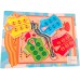 Juego de madera de enhebrar cordones varios modelos 22x30cm Juego de madera de enhebrar cordones varios modelos 22x30cm