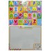 Juego de madera letras encastre con pizarra al dorso 15,5x15,5cm Juego de madera letras encastre con pizarra al dorso 15,5x15,5cm