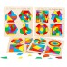 Juego de madera geometrico didactico 22x22cm Juego de madera geometrico didactico 22x22cm