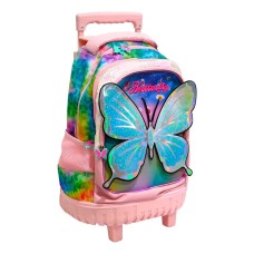 Mochila Carrito Mariposa Infantil Jardin Niños Colegio 