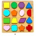 ?Juego de madera numeros y formas encastre didactico