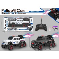 Camioneta control policia con tanque lanza agua y luz