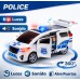 Auto camioneta policia gira 360 grados abre puertas con luz y sonido Auto camioneta policia gira 360 grados abre puertas con luz y sonido