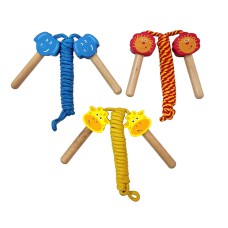 Cuerda de saltar madera