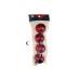Adorno de navidad bolas brillante colgantes chicas x4 Adorno de navidad bolas brillante colgantes chicas x4