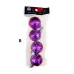 Adorno de navidad bolas brillante colgantes chicas x4