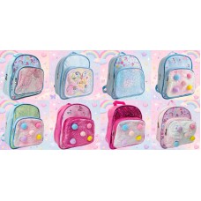 Mochila juvenil chica 28x23x13cm varios modelos