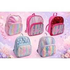 Mochila juvenil chica 25x22x13cm varios modelos