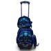 Mochila carrito con vianda y cartuchera varios personajes