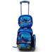 Mochila carrito con vianda y cartuchera varios personajes