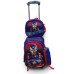 Mochila carrito con vianda y cartuchera varios personajes