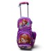 Mochila carrito con vianda y cartuchera varios personajes