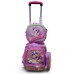 Mochila carrito con vianda y cartuchera varios personajes