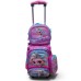 Mochila carrito con vianda y cartuchera varios personajes