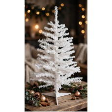 Arbol de navidad blanco de 3 patas 60cm