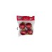 Adorno de navidad bolas glitter colgantes chicas x4 Adorno de navidad bolas glitter colgantes chicas x4