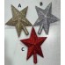 Adorno de navidad estrella de arbol (dorado, plateado o rojo)