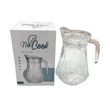 Jarra de vidrio con tapa 1,5lts 21,6x11cm