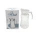 Jarra de vidrio con tapa 1,7lts 26x10cm Jarra de vidrio con tapa 1,7lts 26x10cm