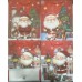 Bolsa de regalo navideña Papa Noel dibujo 32x26cm Bolsa de regalo navideña Papa Noel dibujo 32x26cm
