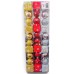 Set de adornos de navidad colgantes chicos x10 (dorado, plateado o rojo) Set de adornos de navidad colgantes chicos x10 (dorado, plateado o rojo)